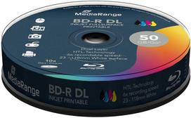 MediaRange BD-R DL 50GB 6x Cake Box 10 (MR509)