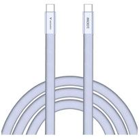 Verbatim SoftTouch USB-C to USB-C Sync  AND  Charge Cable, 100W PD3.0, 120cm, purple, 30278