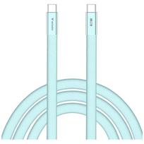 Verbatim SoftTouch USB-C to USB-C Sync  AND  Charge Cable, 60W PD3.0, 120cm, blue, 30273