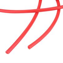 Car Auto 4mm 5 Meters Silicone Vacuum Tube Hose Pipe Silicon Tubing Universal Red raudona