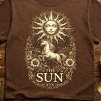 The Sun Tarot Card Shirt, Major Arcana XIX T-Shirt, Vintage Occult Tee, Celestial Sun Graphic, Witchy Tarot Reader Gift, Mystic Apparel 3XL