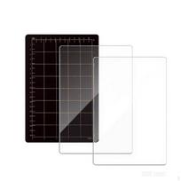 3 Pieces Die Cutting Mat with Grid Transparent Machine Compatible Craft Accessory for