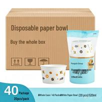 Penguin Group Disposable BBQ Paper Bowls 520ml