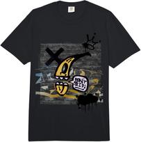 Graffiti Talking Banana Funny Gift Comfort Colors Adult Heavyweight  Unisex T-Shirt XXXL