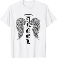 Angel Wings Halo Feathers God Awesome Funny Gift T-Shirt Unisex T-Shirt S