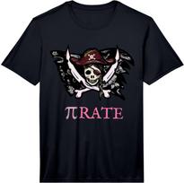 PI Rate/Pirate. Cool Maths Gift Fun Performance T-Shirt Unisex T-Shirt M