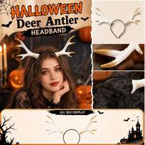 Halloween Headband Deer Hairband for Costume Party Stage Props One Size auksas