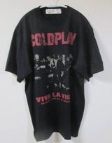 Coldplay Band T- Size L Black New Unused Vintage Finish Graphic Rock Merch Unisex T-Shirt XL
