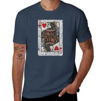 Queen Of Hearts Playing Card Tshirt Odor Resistant Short Sleeve Top S