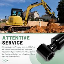 Mini Excavator Thumb Cylinder 25mm Single Hole Hydraulic Thumb Clamp Cylinder for Up to 3 Tons Excavators alloy steel