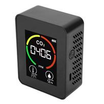 CO2 Detector Air Quality Monitor TVOC Tester USB Charging Thermometer Hygrometer for Home ABS