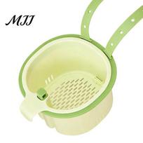 Fine Mesh Sink Filter Kitchen Strainer Basket, Automatic Dumping Design, Hanging Convenient Basket Faucet Food Catcher, for Cleaning And Drainage žalia