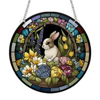 Suncatcher Window Wall Hanging Ornament Waterproof Acrylic Door Sign Hanging Decoration for Garden Corridors and Home Decoration