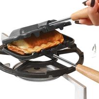 Iron Sandwich Maker with Non-Stick Plates Bun And Hotdog Toaster Aluminium Alloy for Breakfast Toast Pancakes Waffle China Mainland