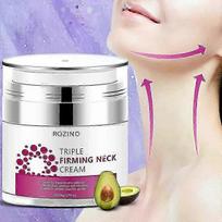 Neck Firming Cream - Natural Anti-Aging Facial Moisturizer with Vitamin E & Avocado Oil - Day & Night Anti-Wrinkle Cream - Firming, Hydrating Face Cre