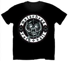 Motorhead Biker Badge Logo Rock Tee Tshirt Top Clothing Unisexs Ladies Wo L