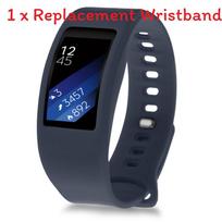 Samsung Gear Fit 2 Sm R360 Silicone Replacement Band Durable Comfortable For Adjustable Fit Dark Blue,L