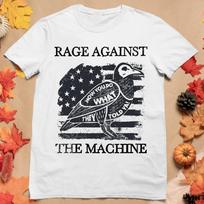 Rage Against The Machine T-Shirt RATM Cotton Unisex All Size Shirt AH1327 S