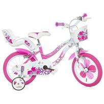 Vaikiškas dviratis Dino Bikes Flappy 14", rožinis