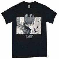 Nirvana Bleach T Shirt Black Unisex T Shirt S