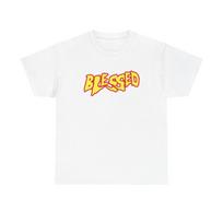 Blessed Skateboarding Graphic T-Shirt Unisex Heavy Cotton Tee S