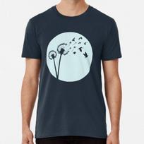 Dandelion Bird Flight T-Shirt XXL