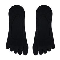 Breathable Split Toe Socks for Women Silicone Grip Antislip Cotton Breathable Invisible Low Cut No Show Comfort Hosiery beige