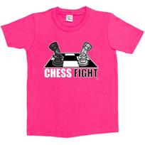 1Tee Kids Girls Chess Fight Tug Of War T-Shirt S