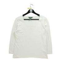 Women's Beige Silk Sweater M smėlis