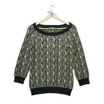 Women's Black Sweater M juoda