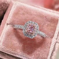 925 Silve Fashion Delicate Sweet Pink Zircon Ring For Women Anniversary Luxury Personalized High Quality Fine Jewelry 4 sidabras