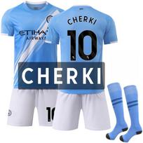 Soccer Uniform Set, Short Sleeve Football Jersey and Shorts Sportswear Kit for Training, Matches and Team Activities 20（Rec. Height 110-120cm）