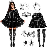 Unisex Umbrella Costume for Party Stage Performance Role Play One Size juoda