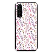 Coque Pour Samsung Galaxy A56 Plumes roses Maniacase juoda