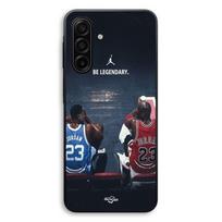 Coque Pour Samsung Galaxy A56 Young Jordan vs Old Jordan Be Legendary Basket Maniacase juoda