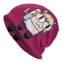 Juokingi Neco Arc Skullies Beanies Kepurės Šaltos žiemos šiltos unisex moterų megztos kepurės Suaugusiųjų Unisex Tsukihime katės mergaičių kepuraitės Beanies Hat