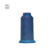 75D/2 didelio stiprumo itin ploni poliesterio siuvinėjimo siūlai - 80 spalvų, 4000 m blue