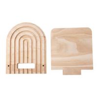 Spiral Wall Floating Shelf Bohemia Farmhouse Rustic Wooden Wall Mount Display Shelf Decoration Living Room Bedroom Bathroom Storage Rack S