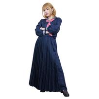 School Uniform Delinquent Girl Costume for Long Sailor Become the life of the Perfect for parties and Pink 91102711 [Space Hobby] Cosplay, Women, blue