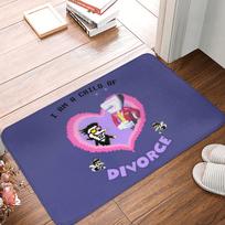 Spamton and Tenna Child Of Divorce Deltarune Game Front Door Floor Entrance Mat Outdoor  Kitchen Bath Doormat Toilet Carpet Rug 40cmx60cm