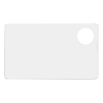 Painting Palette Transparent Non-stick Comfortable Grip Clear Acrylic Oil Paint Pigment Mixing Tray with Thumb Hole Studio Accessories S Square