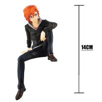 Japan Anime figures BSD Figurine Dazai Osamu Nakahara Chuuya Noodles Press action figure PVC Model Collection Toy Xmas Present 12-14CM No Box