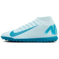 Nike Mercurial Superfly 10 Artificial Turf Slip Resistant Abrasion Resistant Soccer Shoes Men's Blue FQ8317-400 44.5