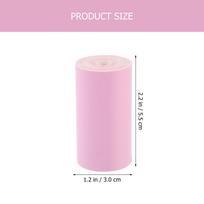 4 Rolls Thermal Printer Paper Roll Crisp Clear Image Non Harmful to Print Head Supermarket Till Rolls for Pos Terminal Retail rožinė