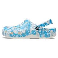 Crocs Classic Duke Print Clogs 'Blue White' Men's 210003-4OX EU 38-39