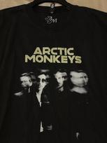 90s Artic Monkeys Band Graphic short sleeve black T shirt Reprint S