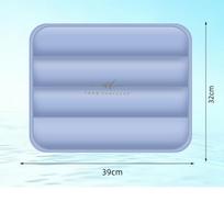 Pet Cooling Mat Gel Ice Pad for Dogs Cats Summer Cool Ice Cold Pad Office Seat Cushion Car Bed Sofa Cooler Mat Hot Weather dangaus mėlyna spalva