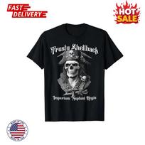Pirate Skull Design Unisex Inspired T-Shirt Size S-5XL Graphic Tee Gift For Fans M