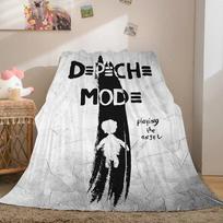 Sofa Blankets for Winter A-Depeche A-Mode Custom King Size Warm Knee Bed Fleece Camping Fluffy Soft Blankets Microfiber Bedding Size: 75*100cm, Weight: 230 GSM