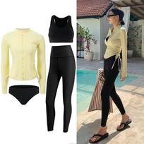 Women's Long Sleeve Sun Protection Diving Suit 2026 - Snorkeling & Surfing Swimwear M